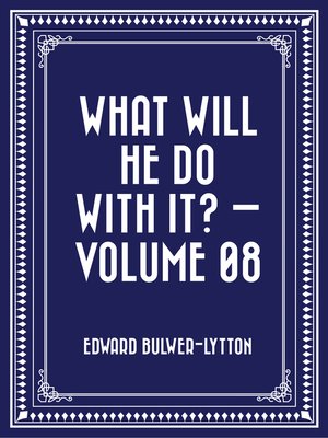 cover image of What Will He Do with It? — Volume 08